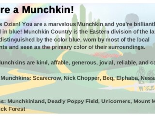 I'm A Munchkin!