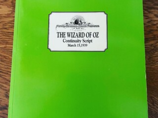 The Wizard of Oz Continuity Script. March 15, 1939.